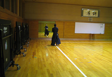 北陽中学校 格技室