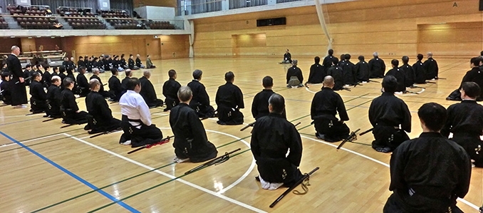 平成14年度居合道新年稽古会