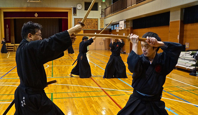 明思館師範代以上の組太刀講習会