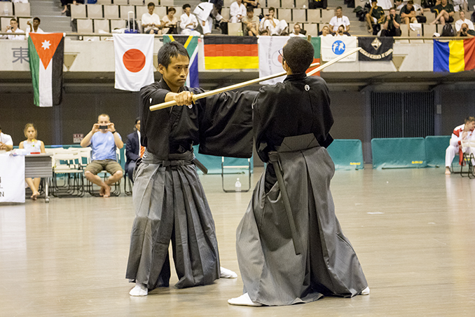 ワールド松涛館空手国際大会で居合演武