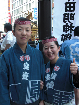 神田祭　師範と師範代